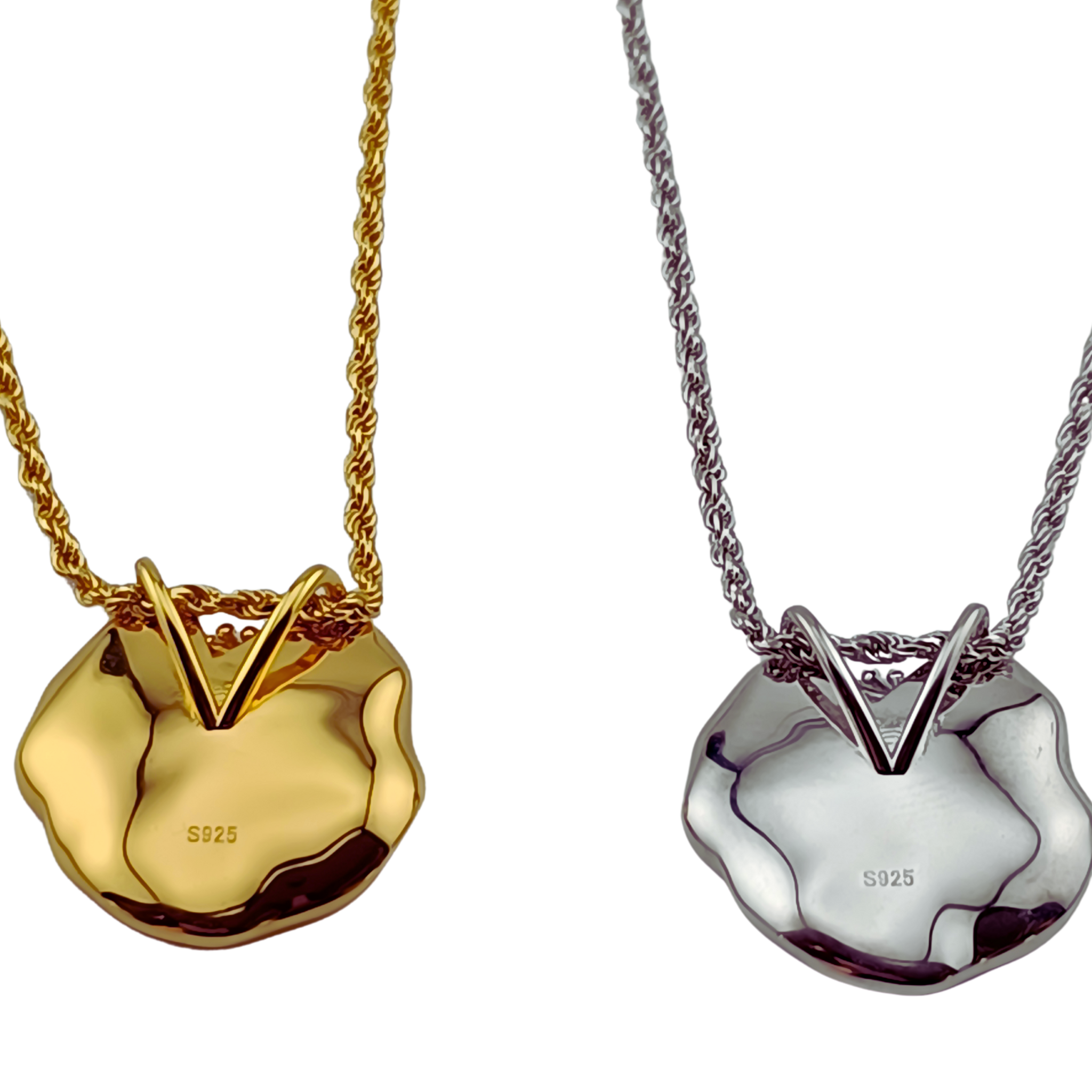 Lily Pad Frog Necklace in 18K Gold or Platinum on Sterling Silver – Enamel and Black Spinel Pendant by Lehnardt Design